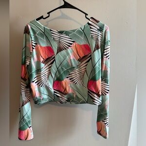 CALIA Women’s Swim Cropped Rashgaurd